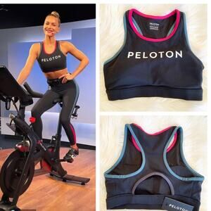 PELOTON Here Now Colorblock Sports Bra Size Small NEW